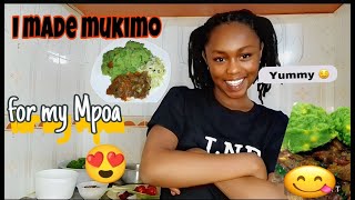 KENYAN MUKIMO RECIPEHow to Make MUKIMO the easy modern way😋 [upl. by Margarita952]