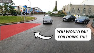 Staying in the Correct Lane on Roundabouts  60 SECOND DRIVING TIP [upl. by Assirehs]