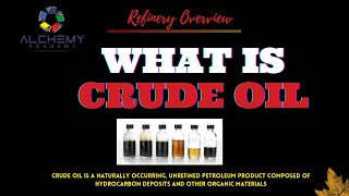 What is crude oil [upl. by Blase]