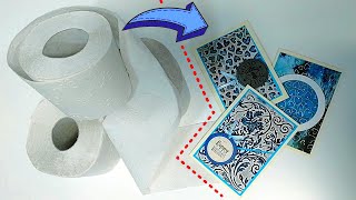 Sizzix Embossed Greeting Cards from Toilet Paper [upl. by Cuhp]