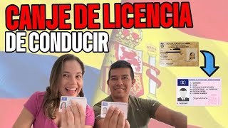 Canje de licencia de conducción en España 🇪🇸 [upl. by Eneg]