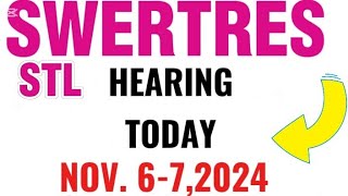 SWERTRES HEARING TODAY NOVEMBER 672024 3D NATIONAL AND STL SWER3 [upl. by Wulfe]