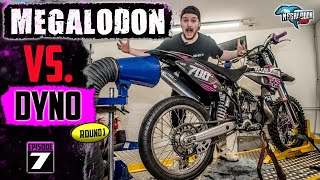 How POWERFUL is our 700cc 2 Stroke Dirt Bike Dyno Test  Project 700 EP7 [upl. by Duleba139]