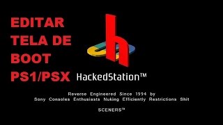 TUTORIAL  EDITAR A TELA DE BOOT DO PSXPS1PSONE ROMHACK [upl. by Shantee]