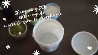 Recette simplifiée du shampooing contre la DERMITE SEBORRHEIQUE [upl. by Ahsropal]