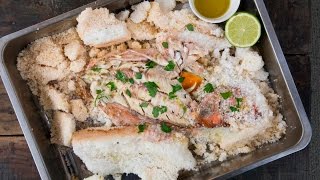 Recept Vis in zoutkorst met Barts Fish Tales [upl. by Philipines748]