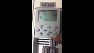 Lenze drive 82009300 EVS run by keypad or how to start with keypad [upl. by Nasah948]