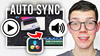 How To Auto Sync Audio In Davinci Resolve 18  Full Guide [upl. by Shimberg]