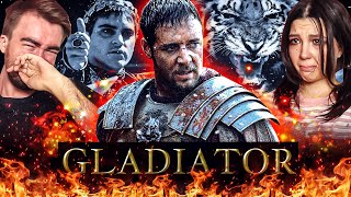 quotGladiatorquot 2000 Movie Reaction  First Time Watching MovieReaction firsttimewatching [upl. by Suneya]