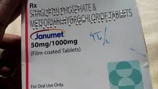 JANUMET TAB501000mg RxSitagliptin phosphate  metformin hydrochloride Incretin use amp side effect [upl. by Dirtsa]