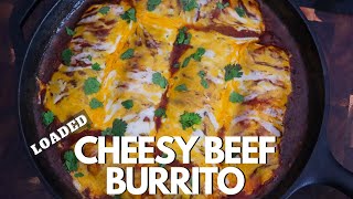 Cheesy Beef Burritos Recipe [upl. by Nibas]