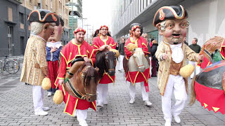 Gigantes de Pamplona San Saturnino 2017 iruñeko erraldoien kalejira [upl. by Brittany]