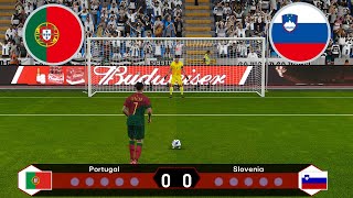 Portugal Vs Slovenia  Penalty Shootout  UEFA Euro 2024  Round of 16  eFootball PES Gameplay [upl. by Gothard]