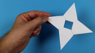 Origami Shuriken  How To Make a Paper Ninja Star Shuriken [upl. by Ttegirb]