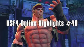 USF4 Online Highlights 40 featuring Waistman3s Pouchy XXVI SelectiveShinku and more [upl. by Otrebire]