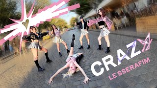 KPOP IN PUBLIC LE SSERAFIM 르세라핌 CRAZY Dance Cover by Reflection from Ukraine [upl. by Oiramrej]