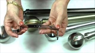 SPEEDY CURTAIN POLES  YOUTUBE  Metal Eyelet Pole [upl. by Haem4]