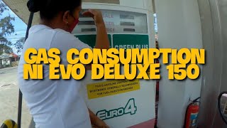 gas consumption evo deluxe150 [upl. by Clarke126]