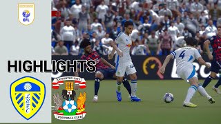 Leeds United vs Coventry Highlights  EFL Championship 2425 [upl. by Yauqaj]