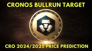 CRONOS CRO Price Prediction for the Bull Market in 20242025 [upl. by Aerdied]