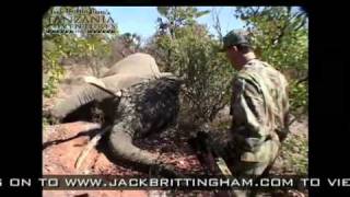 Jack Brittinghams Tanzania Adventures  Elephant Archery Hunt [upl. by Tilla]