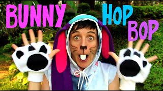 FUNNY BUNNY DANCE Hop Bop Song  Easter Kids [upl. by Ivah391]