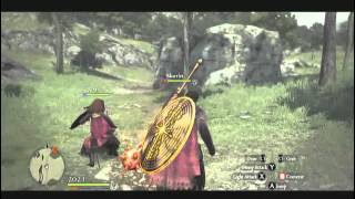 Dragons Dogma Chimera Fight and Griffion Encounter [upl. by Travus]