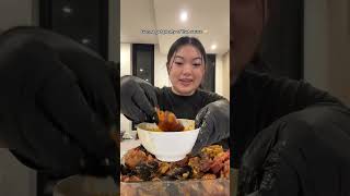 Seafood boil mukbang 🦞🦐🌽 [upl. by Arim434]