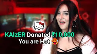 I Donated ₹10000 To Beautiful Streamers [upl. by Nnyroc]