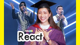 Reaksi Guru Vokal Reaction  Saiful Apek amp Yassin  GETARAN JIWA  Gegar Vaganza 8 • F8Buzz React [upl. by Aneetak]