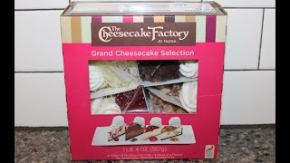 The Cheesecake Factory At Home Grand Cheesecake Selection Review [upl. by Niarda]