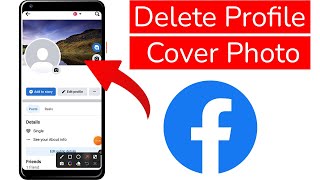 How to delete Profile Cover Photo on Facebook on Mobile [upl. by Ayotaj818]