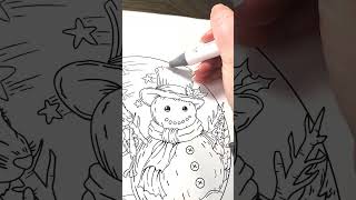 How to Use Colorless Blenders Markers 🎨🖌️ tutorial shorts art [upl. by Georgeta]