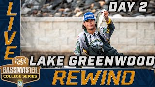 2022 Bassmaster College Bracket LIVE at Lake Greenwood  Round 2 [upl. by Tnerual857]