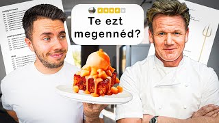 Elkészítettem GORDON RAMSAY éttermének a MENÜJÉT [upl. by Kurys]