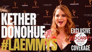 Kether Donohue interviewed at 71st Los Angeles Area Emmy Awards Red Carpet LAEmmys TelevisionAcad [upl. by Valentia]