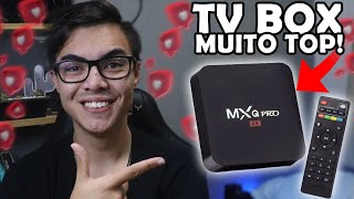 TV Box MXQ Pro 4K VALE A PENA  Unboxing testes dicas e configurações [upl. by Sullivan596]