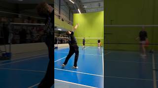 Warm Up Before Badminton Mixed Doubles badminton yonex badmintonfinland [upl. by Knick]