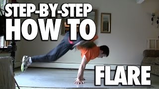 How to Flare Tutorial Breakdance Powermove [upl. by Attenyl]