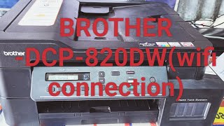 Printer ko wifi se connect kaise kareBrother printer DCPT820DW wifi se connect kaise kare [upl. by Caundra]