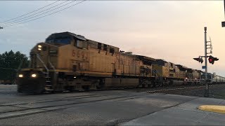 Kearney NE Railfanning at the Virtual Railfan West Cam Location  May 31 2019 [upl. by Eciryt]