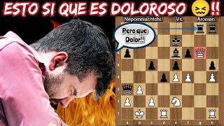 ESTO SI ES MUY DOLOROSO😖💥  Nepo vs Aronian  Levitov Chess Week 2023 [upl. by Tade97]