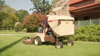 Grass and leaf collector  PowerVac™ Collection Grasshopper zeroturn mowers [upl. by Novelc]