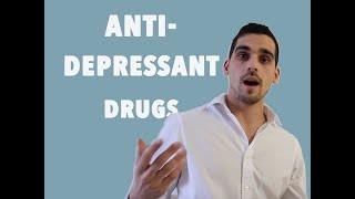 Antidepressant Drugs  Pharmacology  Depression Pathophysiology [upl. by Airamzul]