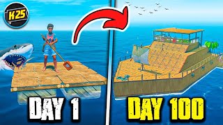 I Survived 100 Days Lost at Sea on a RAFT Heres What Happened😬 [upl. by Kcirad954]