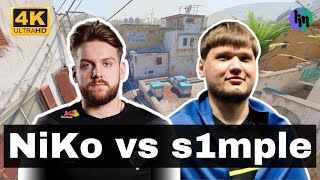 NiKo vs s1mple Dust2  FACEIT Ranked  Oct 17 2024 cs2 pov [upl. by Elleraj]