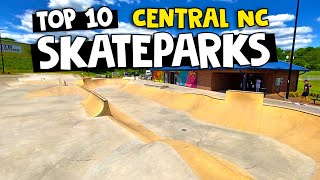 Top 10 North Carolina Skateparks  Central North Carolina Skateboarding 2021 [upl. by Emmaline]