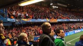 Galatasaray Gençlik Marşı Stamford Bridgede Loud Galatasaray chant at Stamford Bridge [upl. by Lesnah]