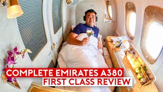 The Complete Emirates A380 First Class Review [upl. by Harbed801]