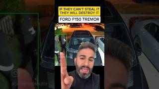 3 criminals destroy a truck during an attempted truck jacking👀😯 canada fyp viral crime truck [upl. by Janerich]